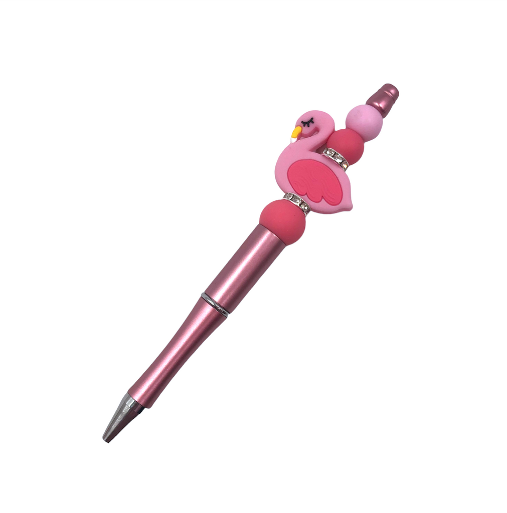 Flamingo Beadable Pen Kit – USA Silicone Bead Supply Princess Bead